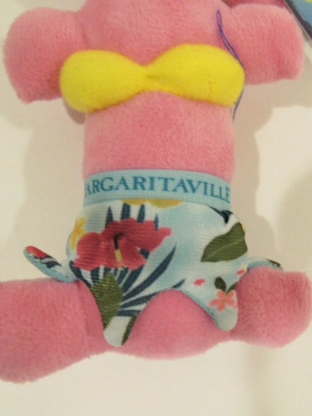 TWO NEW BEACH THEMED SOFT STUFFED SQUEAKY TOYS FOR DOGS